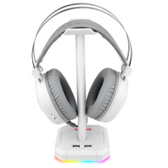 SUPORTE PARA HEADSET SCEPTER RGB PRO BRANCO