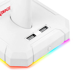 SUPORTE PARA HEADSET SCEPTER RGB PRO BRANCO