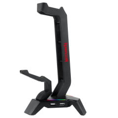 SUPORTE PARA HEADSET SCEPTER RGB ELITE PRETO