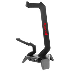 SUPORTE PARA HEADSET SCEPTER RGB ELITE PRETO