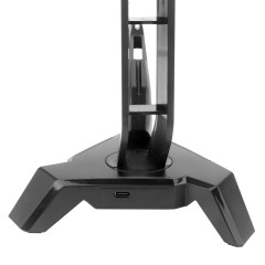 SUPORTE PARA HEADSET SCEPTER RGB ELITE PRETO