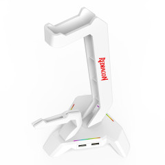 SUPORTE PARA HEADSET SCEPTER RGB ELITE BRANCO