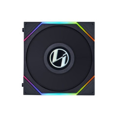 FAN GAMER UNI FAN TL LCD 120MM REVERSE BLADE PRETO RGB MODELO 12RTLLCD1B
