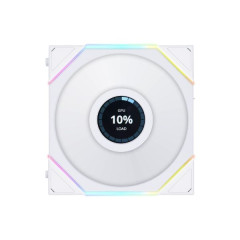 FAN GAMER UNI FAN TL LCD 120MM BRANCO RGB MODELO 12TLLCD1W