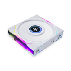 FAN GAMER UNI FAN TL LCD 120MM BRANCO RGB MODELO 12TLLCD1W