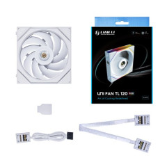 FAN GAMER UNI FAN TL 120MM BRANCO RGB MODELO 12TL1W