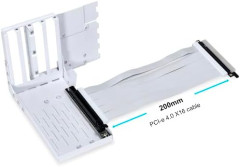 ACESSÓRIO KIT GPU VERTICAL PARA PLACA DE VIDEO GABINETE O11 DYNAMIC BRANCO