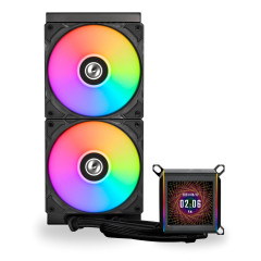 WATER COOLER GA II LCD 280 RGB PRETO