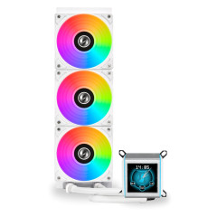 WATER COOLER GA II LCD 360 RGB BRANCO