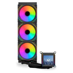 WATER COOLER GA II LCD SL-INF 360 RGB PRETO