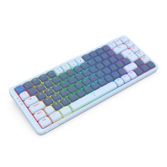 TECLADO MECANICO GAMER VILI WIRED LOW-PROFILE RGB AZUL SWITCH MARROM ABNT2