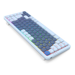 TECLADO MECANICO GAMER VILI WIRED LOW-PROFILE RGB AZUL SWITCH MARROM ABNT2