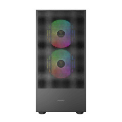 GABINETE GAMER TALOS E3 MESH ELITE PRETO COM FAN