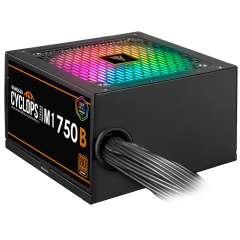 FONTE GAMDIAS CYCLOPS M1-750B WATTS RGB 80 PLUS BRONZE SEM CABO