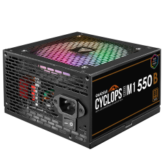 FONTE GAMDIAS CYCLOPS M1-550B WATTS RGB 80 PLUS BRONZE SEM CABO