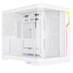GABINETE WIDELOAD EXTREME VIDRO CURVADO CA-605W BRANCO