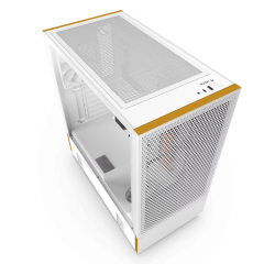 GABINETE GAMER SEM FONTE NZXT H5 FLOW STARFIELD BRANCO COM 2 FAN