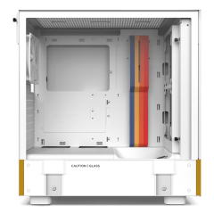 GABINETE GAMER SEM FONTE NZXT H5 FLOW STARFIELD BRANCO COM 2 FAN