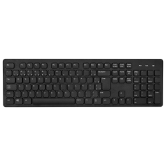 KIT TECLADO MEMBRANA E MOUSE AKKO AKP104 WL PRETO