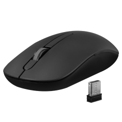 KIT TECLADO MEMBRANA E MOUSE AKKO AKP104 WL PRETO