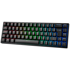 TECLADO MECANICO AKKO MODELO 3068B PLUS PRETO SWITH BLUE