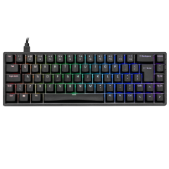 TECLADO MECANICO AKKO MODELO 3068S PRETO SWITH ORANGE