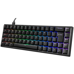 TECLADO MECANICO AKKO MODELO 3068S PRETO SWITH PINK