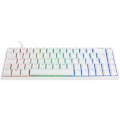 TECLADO MECANICO AKKO MODELO 3068S BRANCO SWITH BLUE