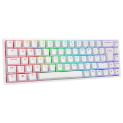 TECLADO MECANICO AKKO MODELO 3068B PLUS BRANCO SWITH PINK