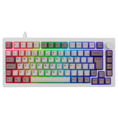 TECLADO MECANICO AKKO MODELO 5075S STEAM ENGINE SWITH CREAMBLUEV3PRO