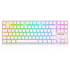 TECLADO MECANICO KUMARA PRO RGB BRANCO SWITCH BLACK S/F