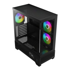 GABINETE GAMER GAMDIAS ATLAS M1 PRETO COM FAN