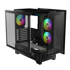 GABINETE GAMER GAMDIAS ATLAS M1 PRETO COM FAN