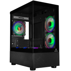 GABINETE ONEPOWER CRYSTAL PRETO CC-202B