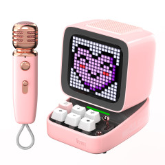 CAIXA DE SOM GAMER DIVOOM DITOOMIC ROSA