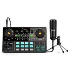 KIT STREAM DECK MAONO CASTER LITE PRETO