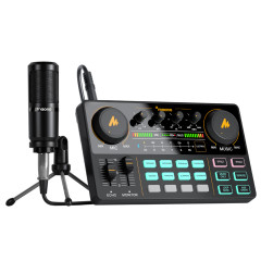 KIT STREAM DECK MAONO CASTER LITE PRETO