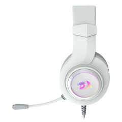 HEADSET GAMER REDRAGON HYLAS USB RGB BRANCO