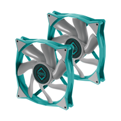 FAN 140MM ICEBERG THERMAL ICEGALE 140mm 2-PACK AZUL COM CINZA