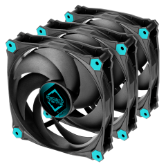 FAN 120MM ICEBERG THERMAL ICEGALE SILENT PWM 120mm 3-PACK PRETO