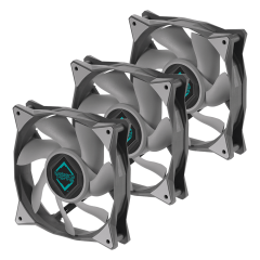 FAN 120MM ICEBERG THERMAL ICEGALE XTRA 120mm 3-PACK CINZA