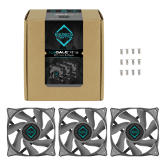 FAN 120MM ICEBERG THERMAL ICEGALE XTRA 120mm 3-PACK CINZA