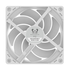 FAN 120MM WONDER SNAIL 120 SCYTHE BRANCO MODELO WS1225FD24W-P