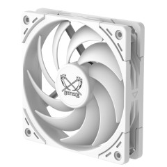 FAN 120MM WONDER SNAIL 120 SCYTHE BRANCO MODELO WS1225FD24W-P