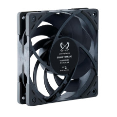 FAN 120MM GRAND TORNADO SCYTHE PRETO MODELO GT1225FD30-P
