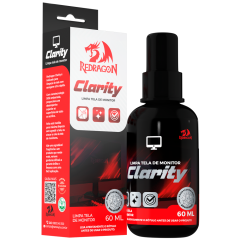 LIMPA TELA DE MONITOR REDRAGON CLARITY 60 ML CLARITY