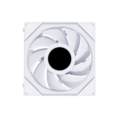 KIT 3 FAN GAMER UNI FAN TL LCD 120MM BRANCO RGB MODELO 12TLLCD3W