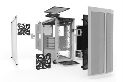 GABINETE BE QUIET PURE BASE 500 DX BRANCO 3 FAN