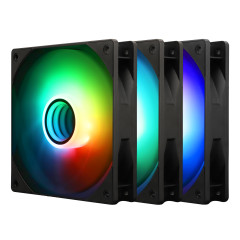 KIT 3 FAN 120MM THERMALRIGHT PRETO MODELO TL-C12B-S V3 X3