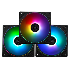 KIT 3 FAN 120MM THERMALRIGHT PRETO MODELO TL-S12-S